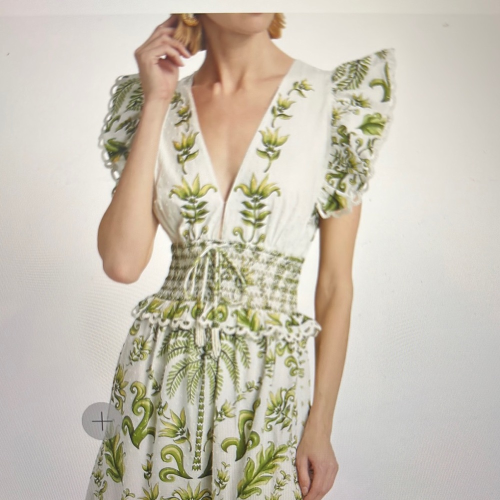 Floral Ruffle Maxi Dress - Picture 4 of 8